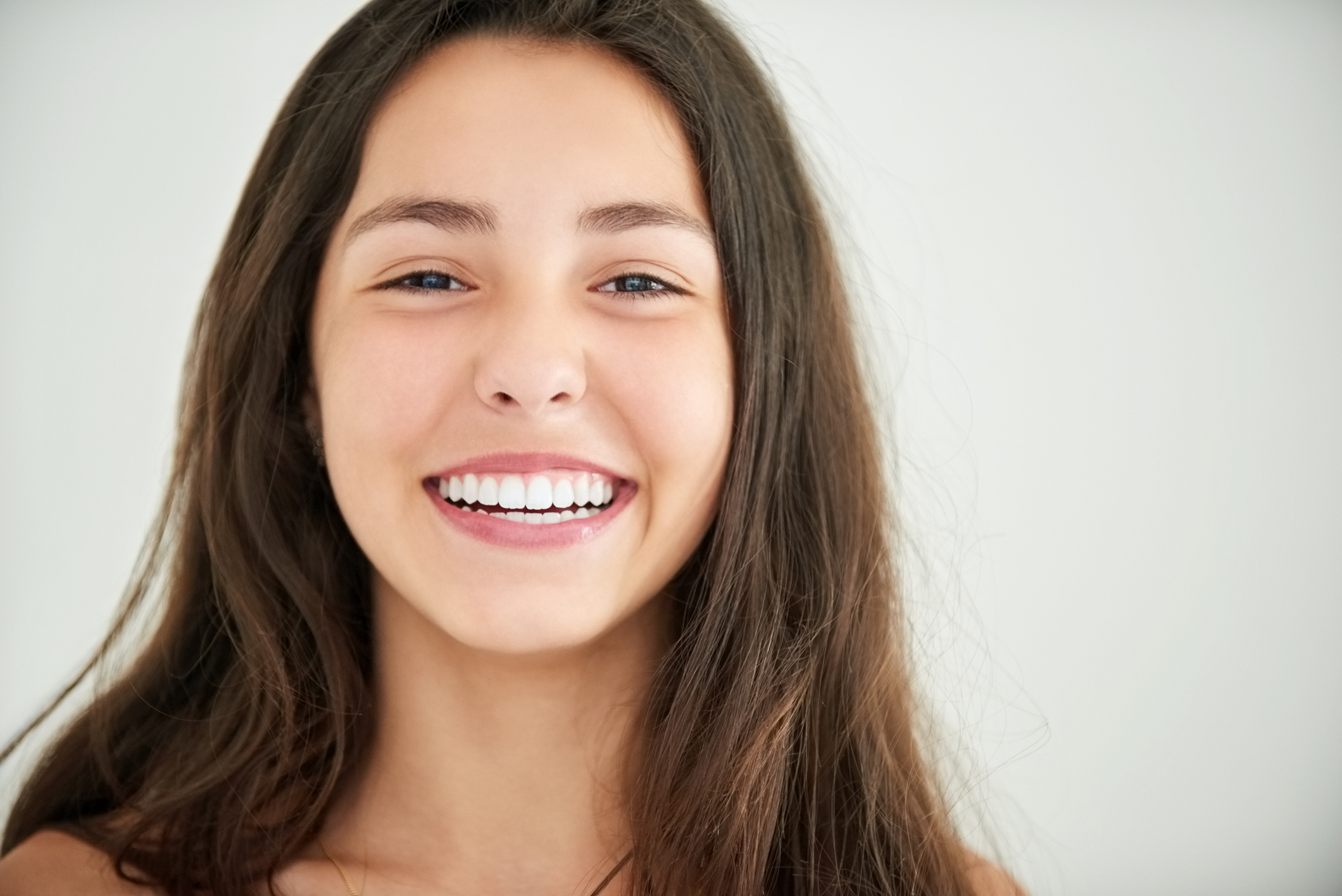 Young woman with beautiful teeth Young woman with beautiful teeth